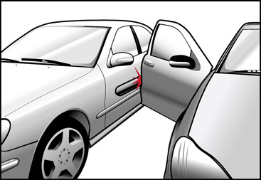 Scratch Defense 2 Türen Autotür Schutz Entfernbarer magnetischer